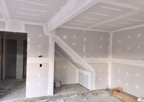 Bedroom Drywalling